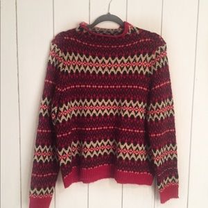 🎉 Chaps Ralph Lauren western sweater LP